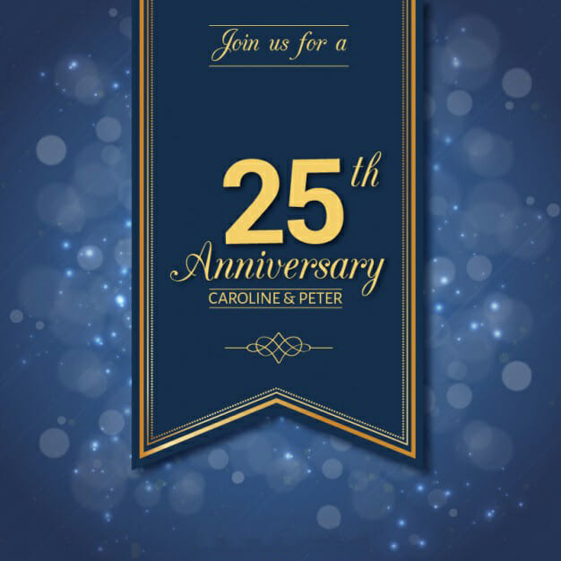 Anniversary Invitation Cards - NZ Print Shop